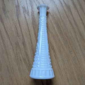 Vintage Milk Glass Flower Vase